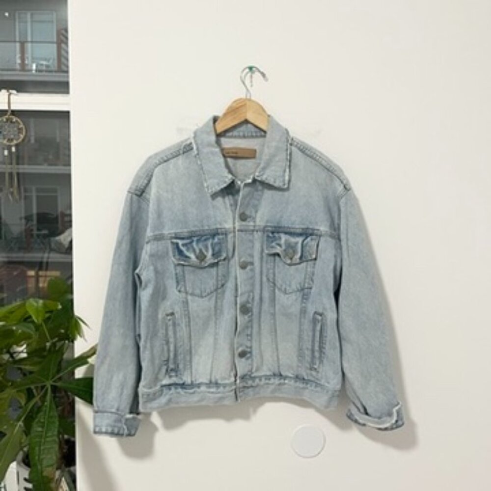 Grlfrnd Light Blue Kim Denim Jacket Size Medium